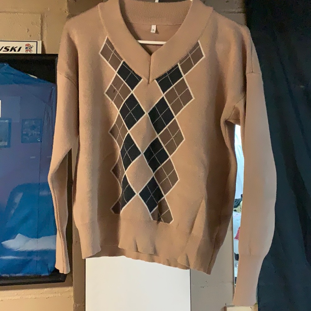 Y2K Plaid sweater